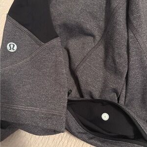 Lululemon Gray and Black Leggings